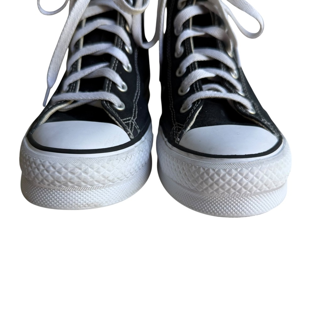 Converse Chuck Taylor All Star Lift Platform High Top Black White 5Y / Women's 7 - Picture 2 of 9